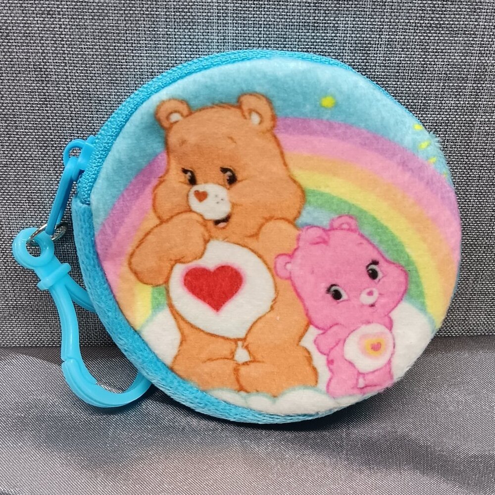 Care Bears‎ Coin Purse Keychain Clip Tenderheart Pink Cub 5 Inch Fandom Classic